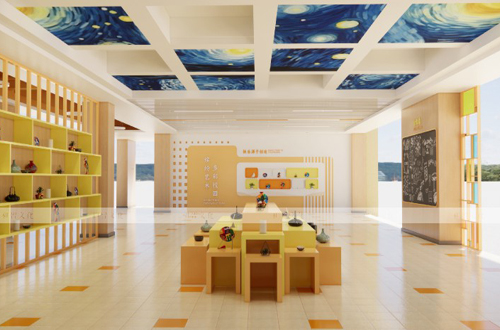 学生作品展示架空层